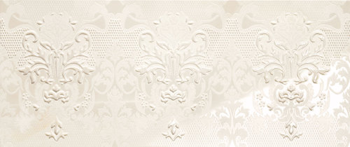 DAMASCO BIANCO DEC. 30,5X72,5