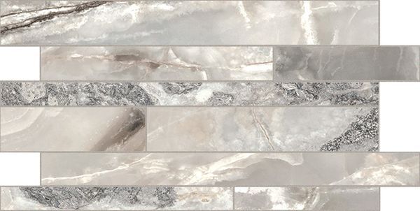 ONYX&MORE SILVER BLEND SATIN LIS.SF 30X60