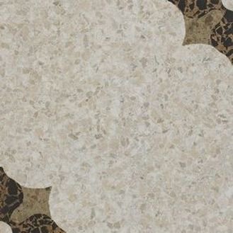 DECORO ACCADEMIA FIORE BEIGE/CARAMEL/CAFFE' LAPPATO 47.8X47.8