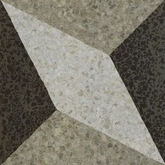 DECORO ACCADEMIA ROMBO BIANCO/GRIGIO/NERO 47.8X47.8