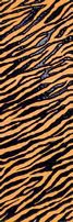 ZEBRA ORANGE ANIMALIER 11.9X24