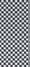 F. 1 DESIGN LISTONE WHITE/BLACK CHEQUERED 9.6X24
