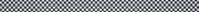 F. 1 DESIGN LISTELLO WHITE/BLACK CHEQUERED 3.2X72