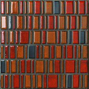 LE MURRINE DECORO LOW METAL AMBER SU RETE 30X30
