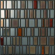 LE MURRINE DECORO HIGH METAL AMBER SU RETE 30X30