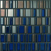 LE MURRINE DECORO MEDIUM METAL BLUE 30X30