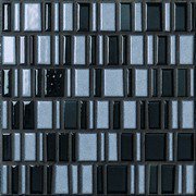 LE MURRINE DECORO LOW METAL ANTHRACITE SU RETE 30X30