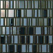 LE MURRINE DECORO MEDIUM METAL ANTHRACITE SU RETE 30X30