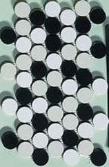 DECORO SMARTIES MIX B BLACK/PEARL/WHITE SU RETE 20.5X35
