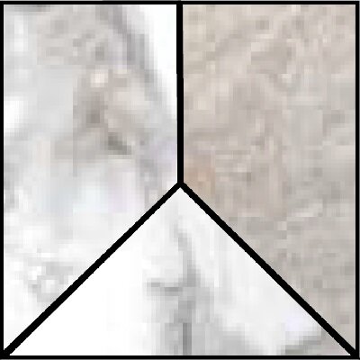 D.HAUTE WHITE/DOLPHIN MIX/30X30