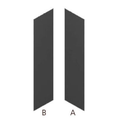 CHEVRON A GRAPHITE MATT