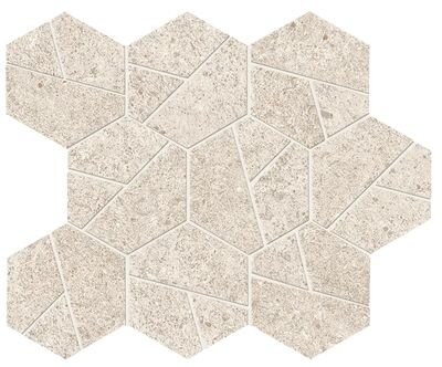 BOOST STONE White Mosaico Hex