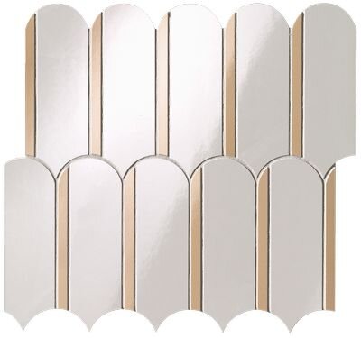 ROMA GOLD ONICE NEVE/ONICE MIELE ARCHS MOSAICO