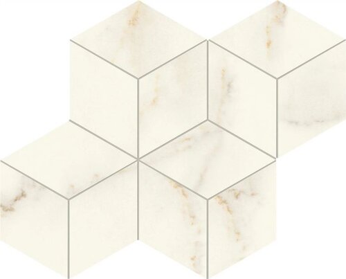 Marvel Calacatta Apuano Mosaico Esagono Silk