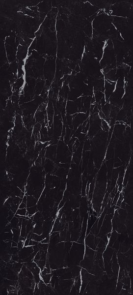 160X320 MARQUINA NERO LUC/RET 6MM