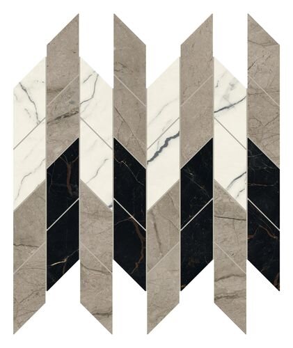 Forte Dei Marmi Waterfall Lappato Mosaics 30,8x28,4