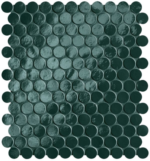 GLIM PETROLIO ROUND MOSAICO BRILLANTE