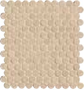 NOBU BEIGE GRES ROUND MOSAICO MATT