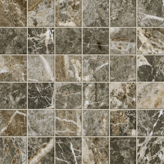 Forte Dei Marmi Quark Breccia di Caravaggio Mosaic Lap