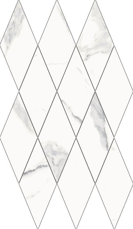 Stellaris Statuario White Mosaico Diamond