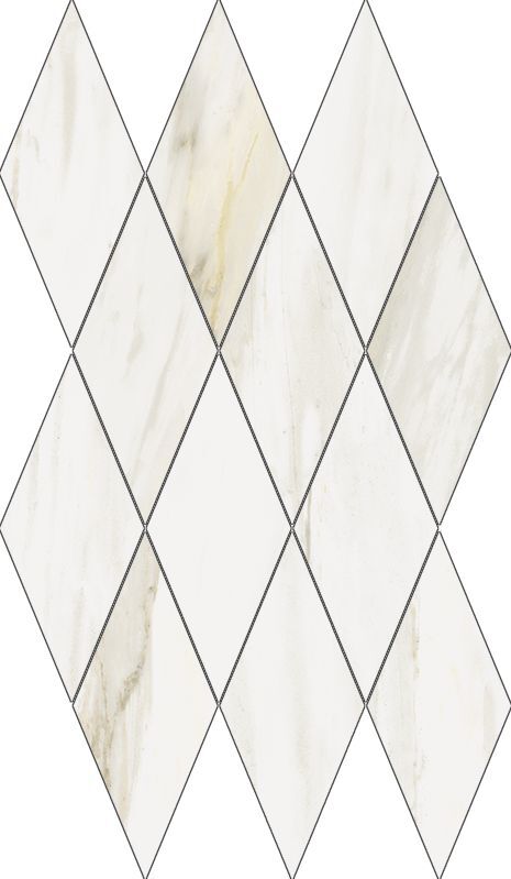 Stellaris Carrara Ivory Mosaico Diamond