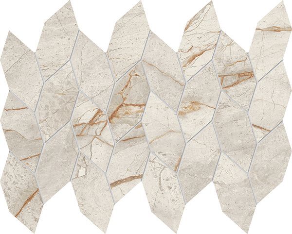Marvel Diva White Everest Mosaico Twist Lappato