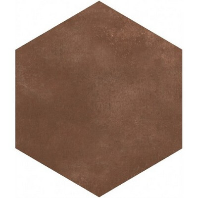 SENSI TERRE AMARANTO NATURALE ESAGONO 22x20