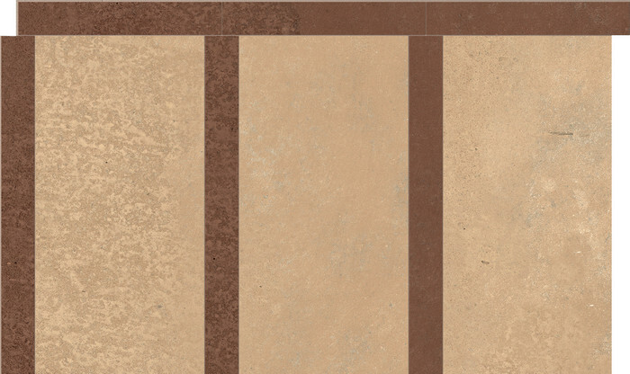 SENSI TERRE ROSATO+AMARANTO NATURALE TAPPETO 55x32