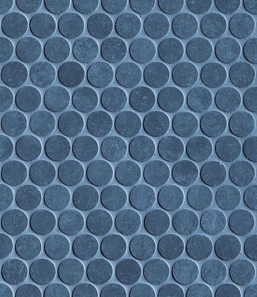 STILL 6X24 DENIM ROUND MOSAICO MATT