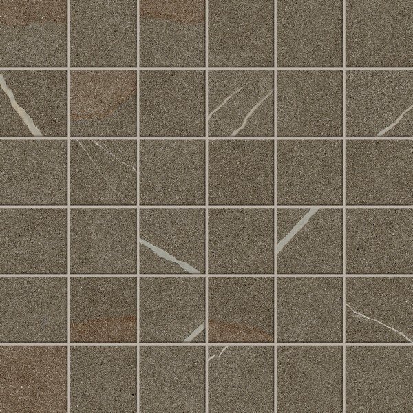 Forte Dei Marmi Rock Alpine Brown Mosaic 30x30