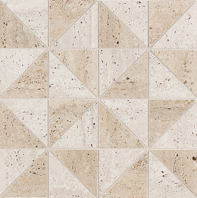 MATERIA CLASSICA 30X30 BEIGE BIANCO ICON B MOSAICO