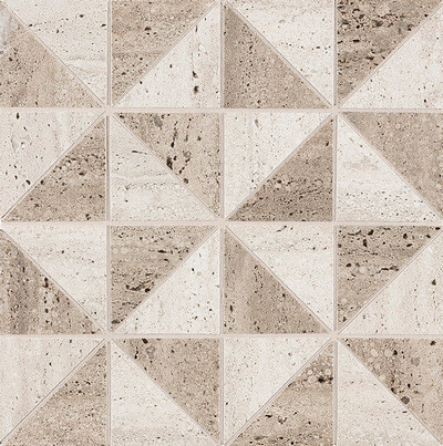 MATERIA CLASSICA 30X30 TORTORA BIANCO ICON B MOSAICO
