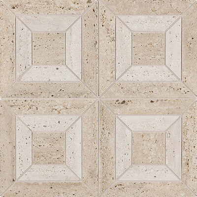 MATERIA CLASSICA 30X30 BEIGE BIANCO ICON C MOSAICO