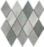 MOS.ROMBO MIX GREEN 25X25