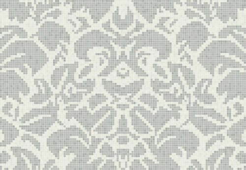 WALLPAPER DAMASK B, 1X1, STAMPATO, SU PLUS