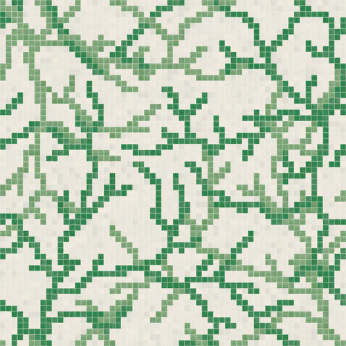 WALLPAPER FLOURISHING 2, 2X2 CM, PLUS