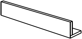 ZOLFO BORDO L SQ. 2CM 15X60