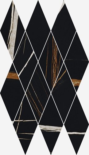 CHARME DELUXE Sahara Noir Mosaico Diamond 28x48//Ш.Д. Сахара Нуар Мозаика Даймонд 28x48 (62011000011