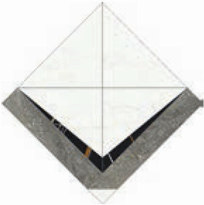 CHARME DELUXE Bianco Michelangelo Intarsio 56,4x56,4 (620120000074)