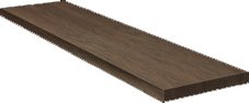 Angolo Dx Gradino C.Retta Chocolate (62519) 33x100 Керамогранит