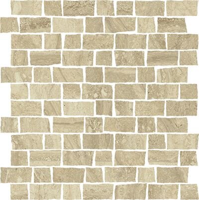 Charme Advance Travertino Romano Mosaico Raw 30X30