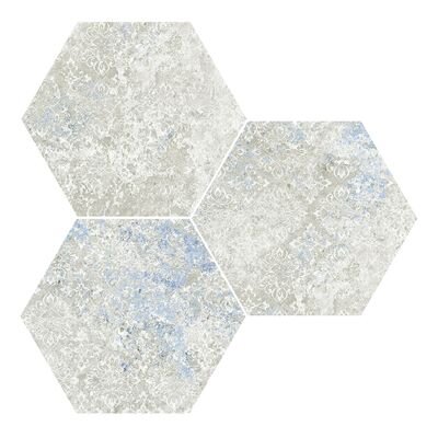 EMOTION GREY NATURAL HEXAGON