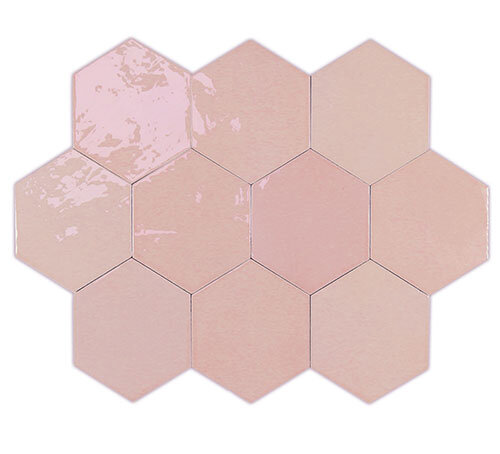 Zellige Hexa Pink