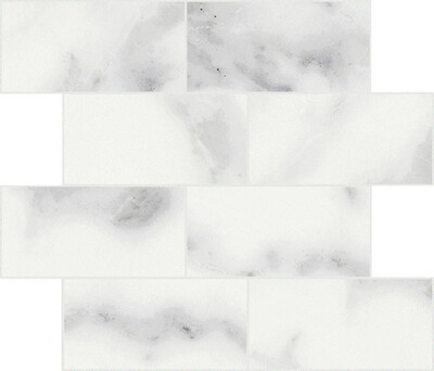 ORIGINES REX BLANC GLOSSY 6MM MUR.SF 7,5X15