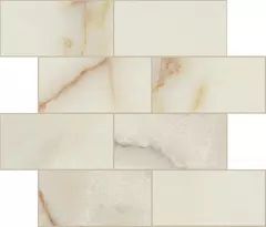 BIJOUX ONYX BLANCHE GLOSSY 6MM MUR.SF 7,5X15