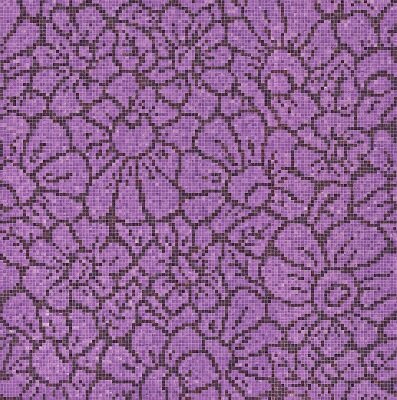 GRAPHIC FLOWERS PURPLE