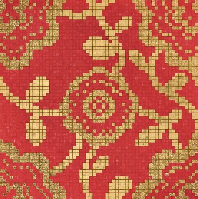 FLOWER CARPET RED