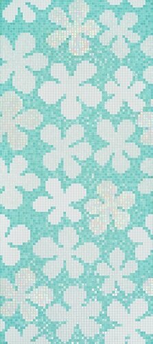 GLASS FLOWERS NEW BLUE